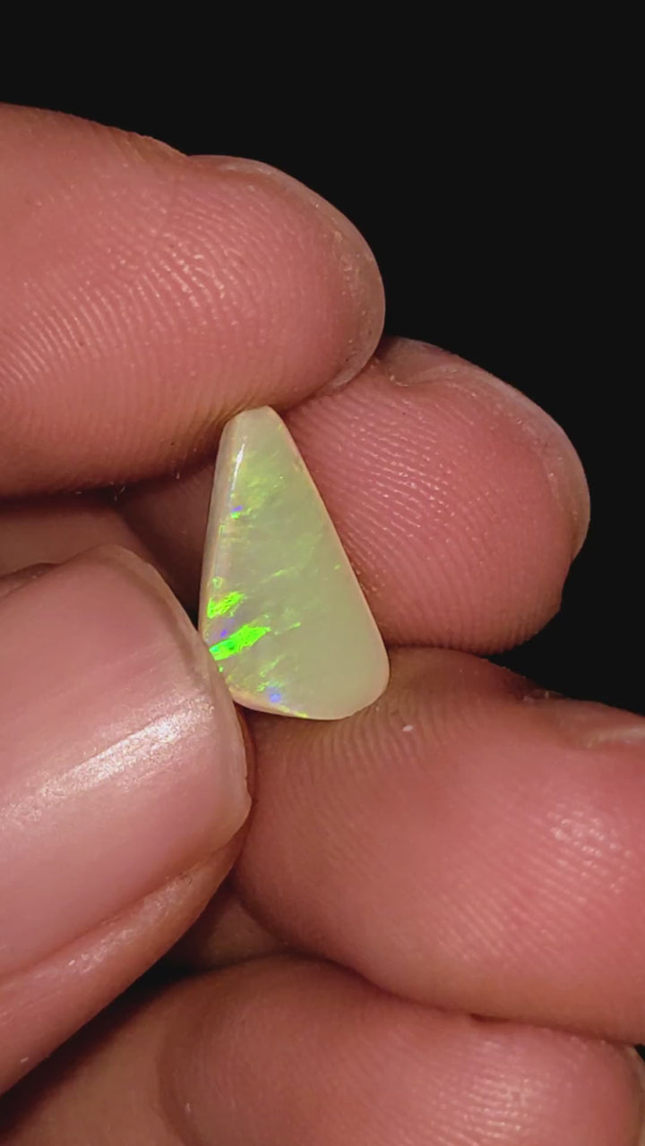 Natural Australian Opal Fancy Shape Cabochon Loose Gemstone For Making Jewelry 24X11X2 mm 5 Ct. OP-663