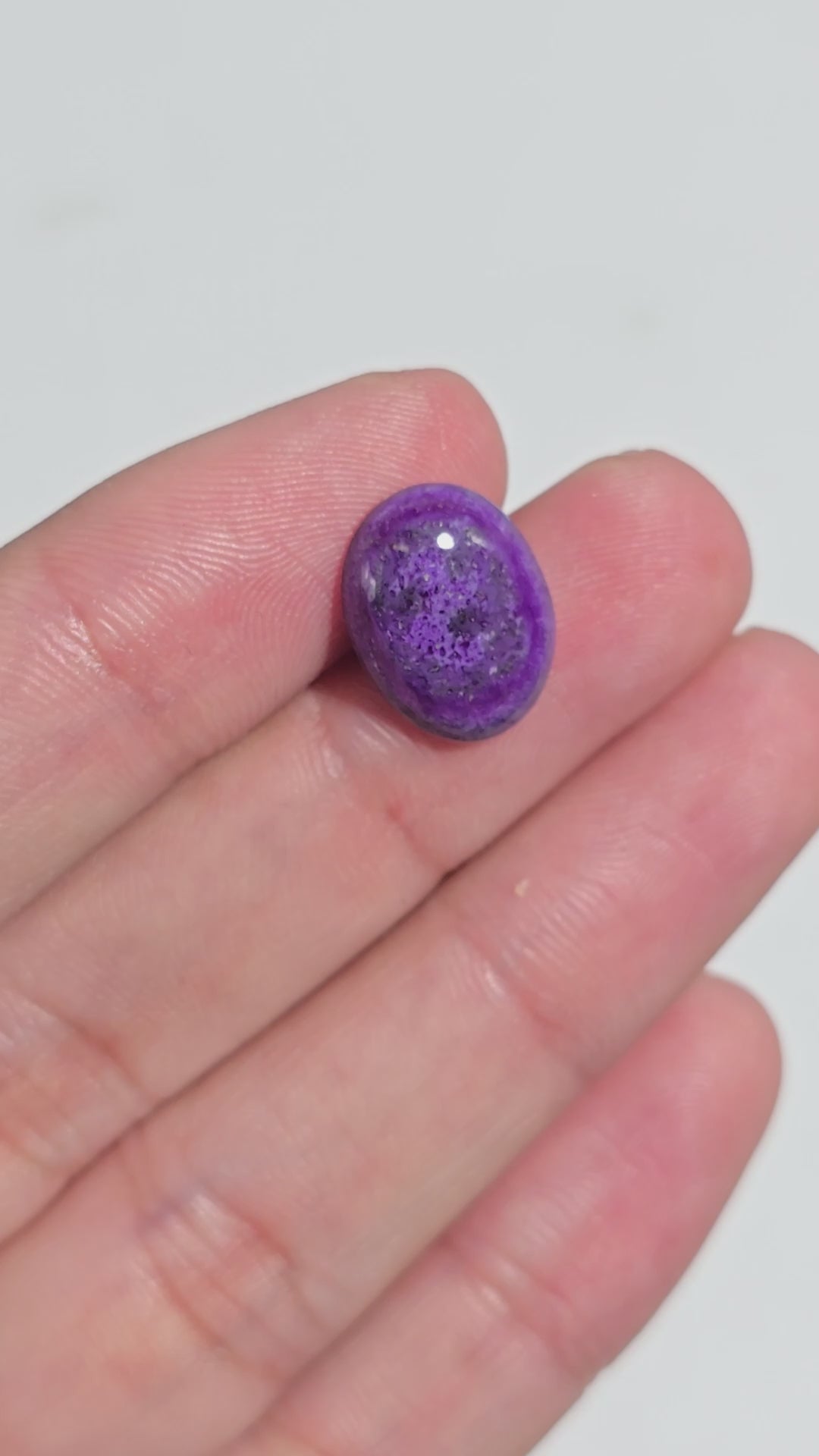 Sugilite Oval Shape Cabochon Loose Gemstone For Making Jewelry 5.5 Ct. 14X10X4 mm Y-9327