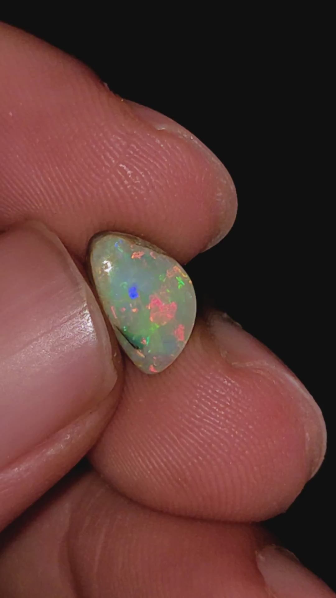 Natural Australian Opal Fancy Shape Cabochon Loose Gemstone For Making Jewelry 9X5X4 mm 1.5 Ct. OP-637