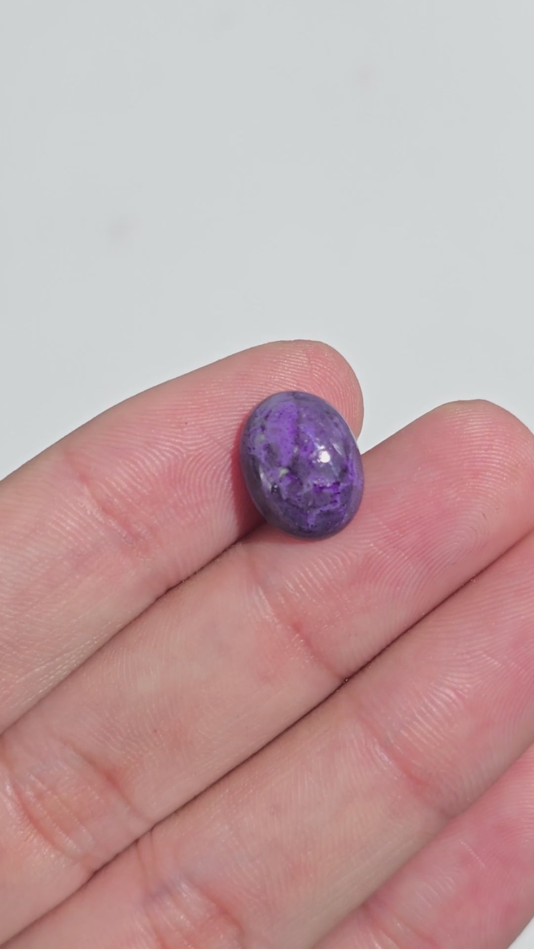 Sugilite Oval Shape Cabochon Loose Gemstone For Making Jewelry 4 Ct. 13X9X4 mm Y-9317