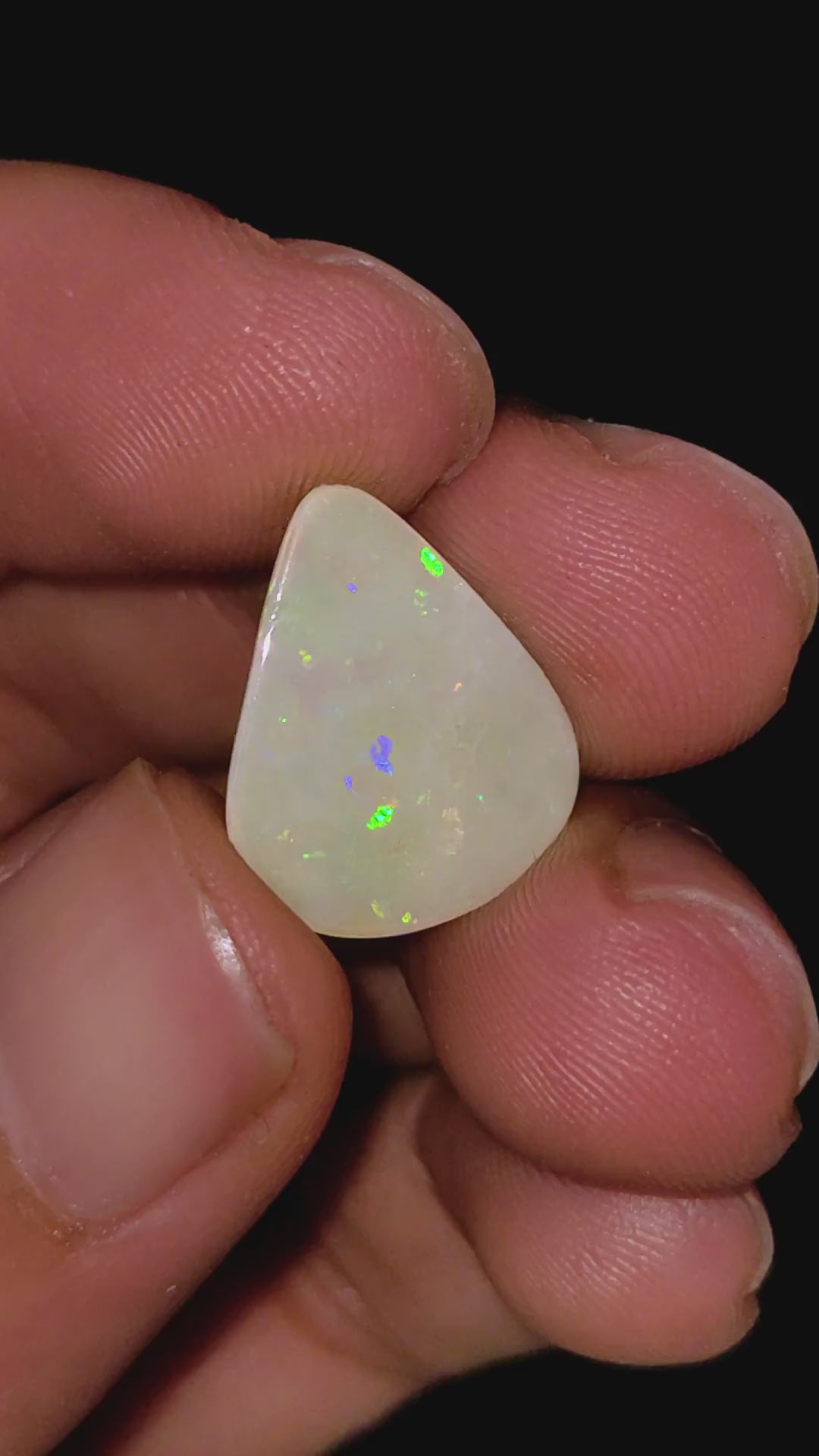 Natural Australian Opal Fancy Shape Cabochon Loose Gemstone For Making Jewelry 10X7X2 mm 1 Ct. OP-659