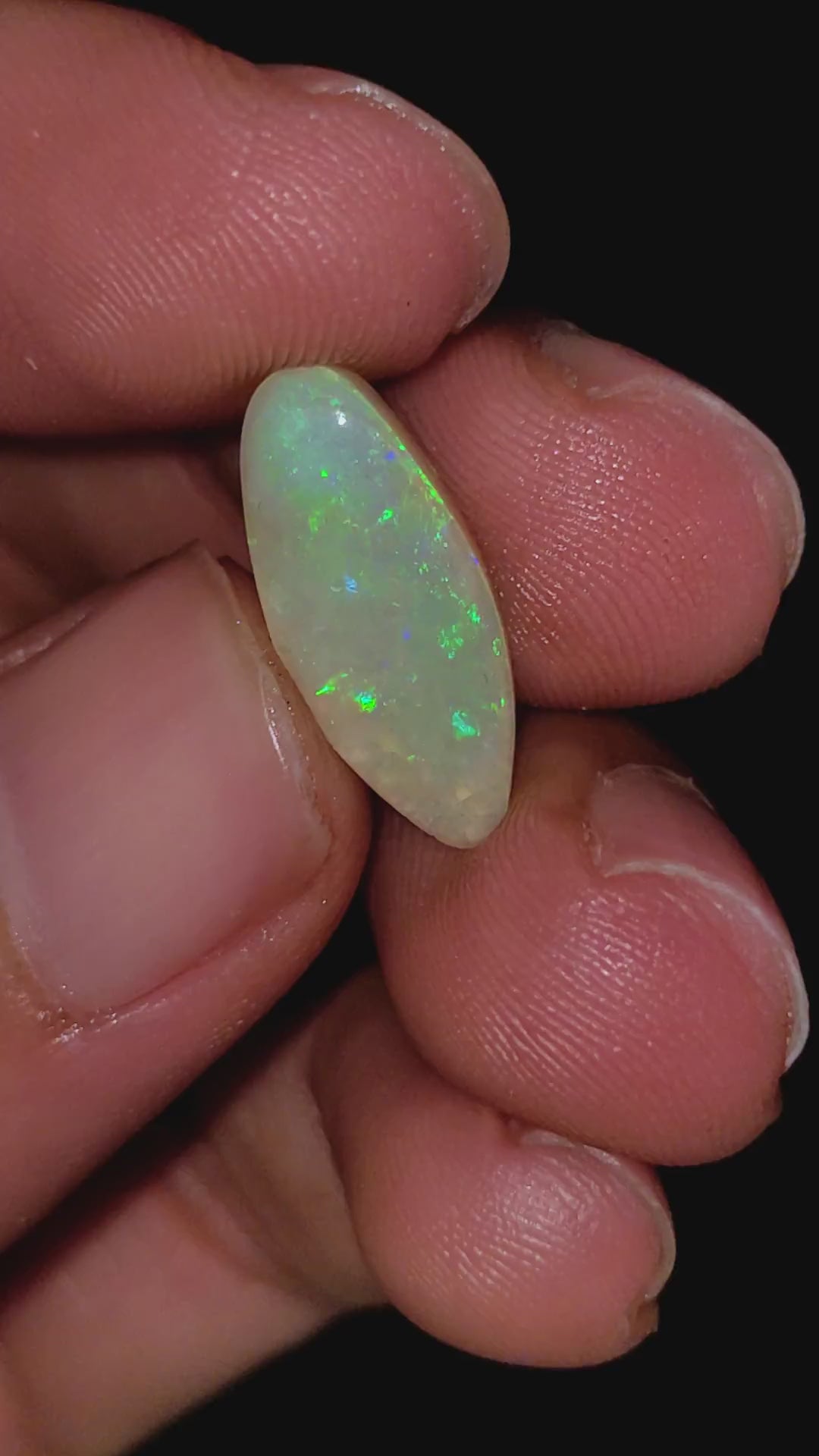 Natural Australian Opal Fancy Shape Cabochon Loose Gemstone For Making Jewelry 17X7X3 mm 3 Ct. OP-609