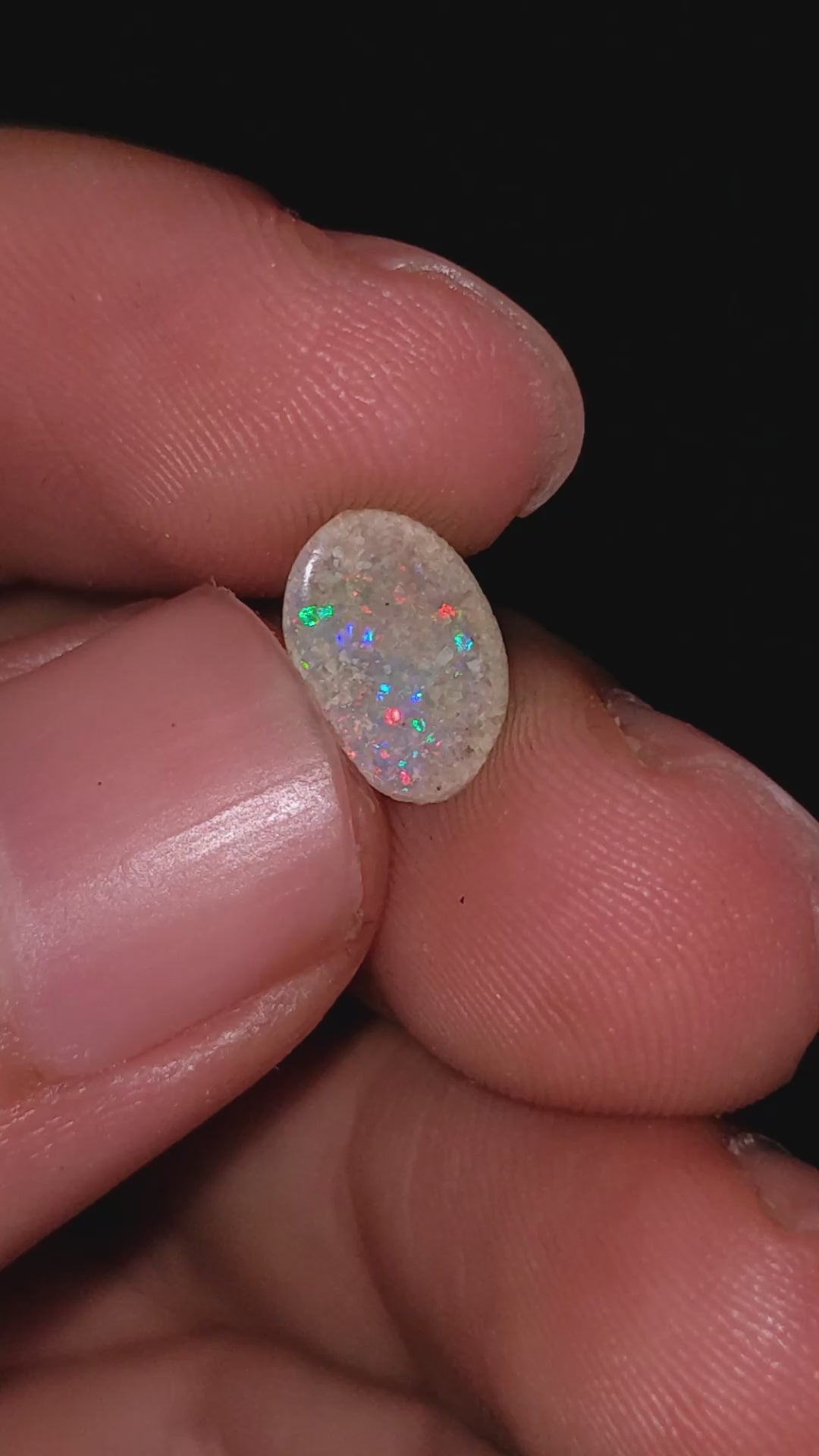 Natural Australian Opal Fancy Shape Cabochon Loose Gemstone For Making Jewelry 9X6X1 mm 0.5 Ct. OP-713