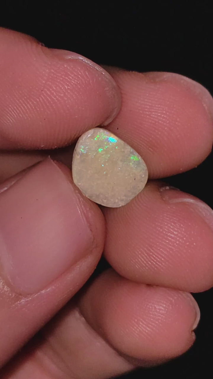 Natural Australian Opal Fancy Shape Cabochon Loose Gemstone For Making Jewelry 10X8X2 mm 1 Ct. OP-723