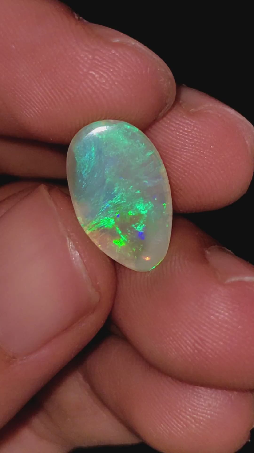 Natural Australian Opal Fancy Shape Cabochon Loose Gemstone For Making Jewelry 14X9X2 mm 2 Ct. OP-646