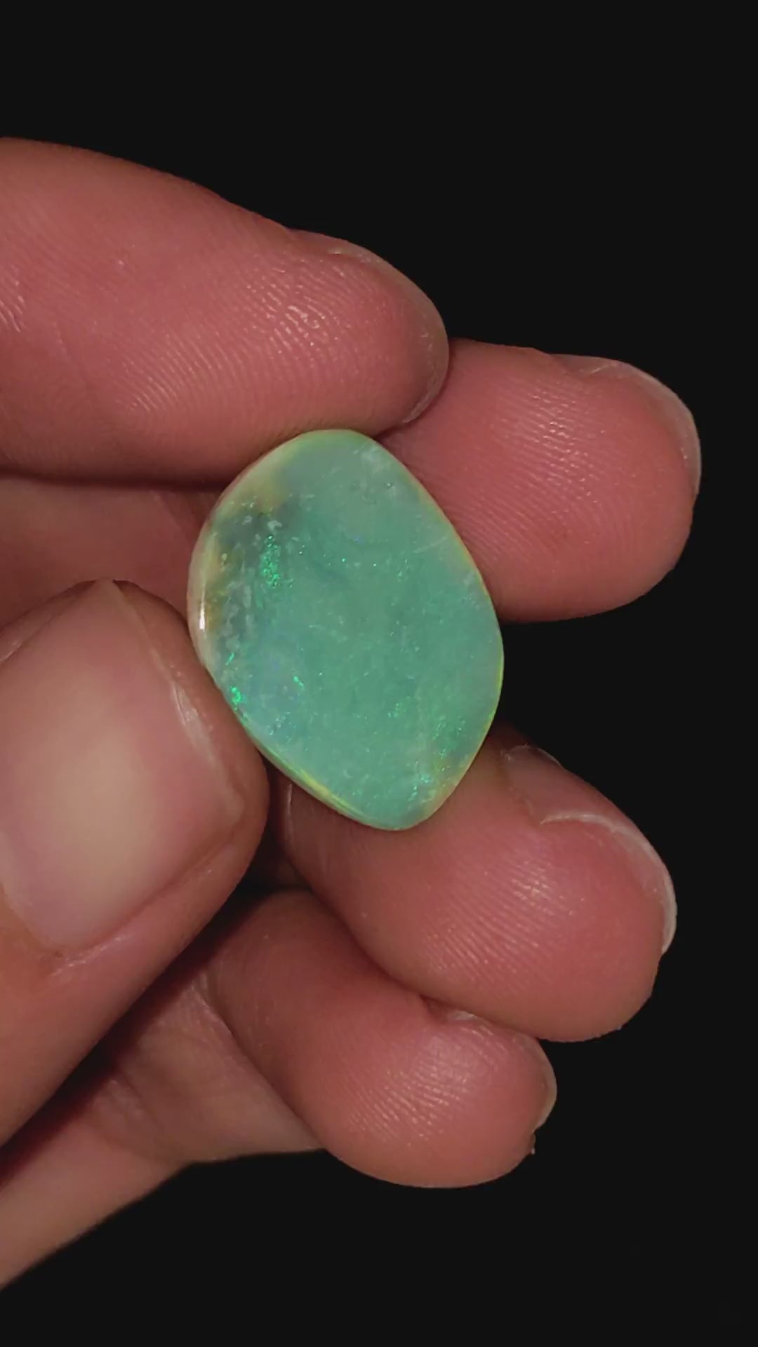 Natural Australian Opal Fancy Shape Cabochon Loose Gemstone For Making Jewelry 17X14X3 mm 5 Ct. OP-650