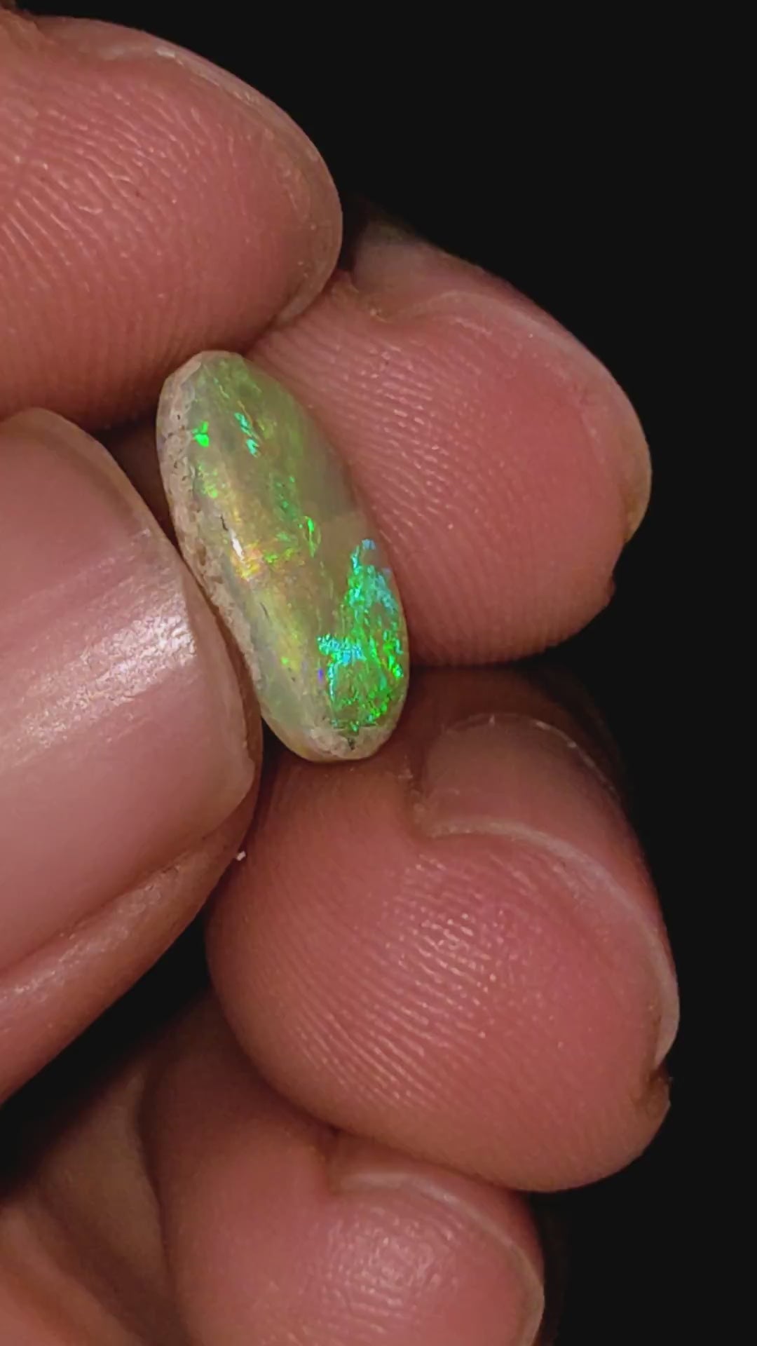 Natural Australian Opal Fancy Shape Cabochon Loose Gemstone For Making Jewelry 14X9X2 mm 2 Ct. OP-665