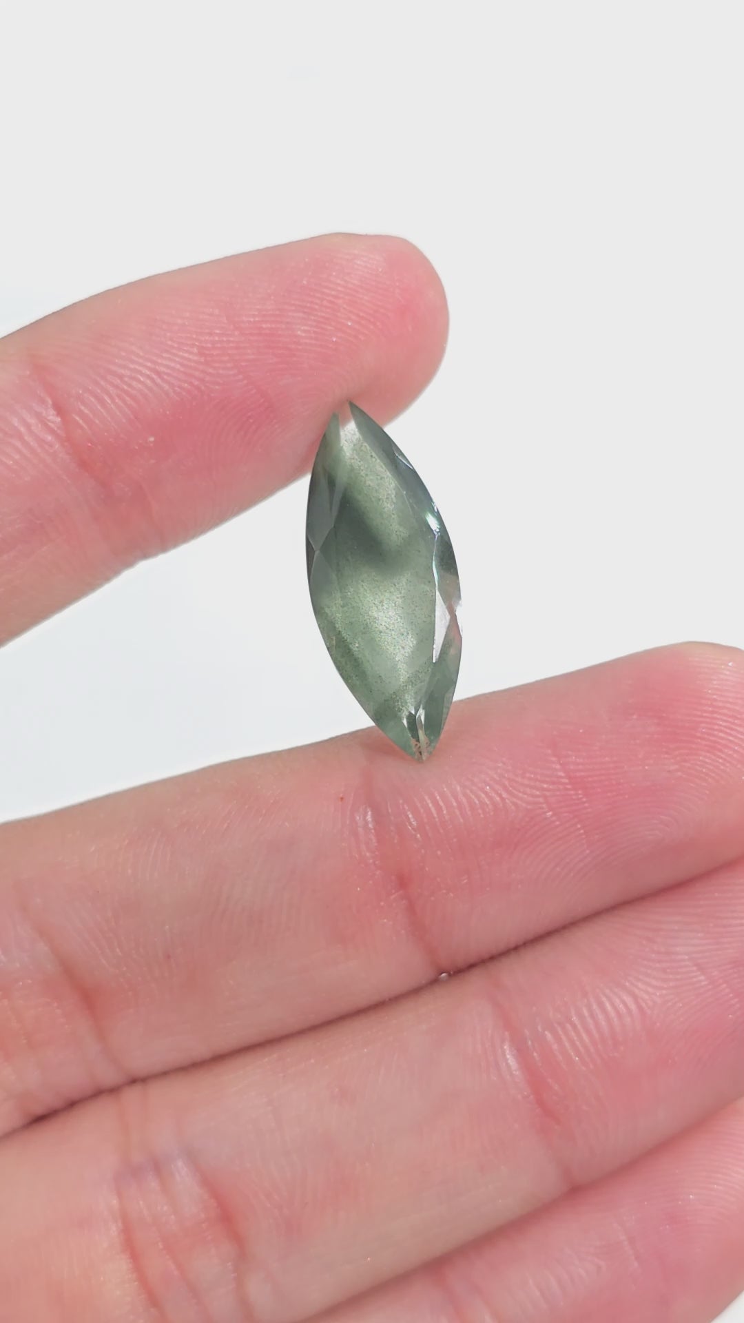 Green Phantom Quartz Marquise Shape Cut Stone Loose Gemstone For Making Jewelry 5.5 Ct. 22X9X5 mm Y-9377