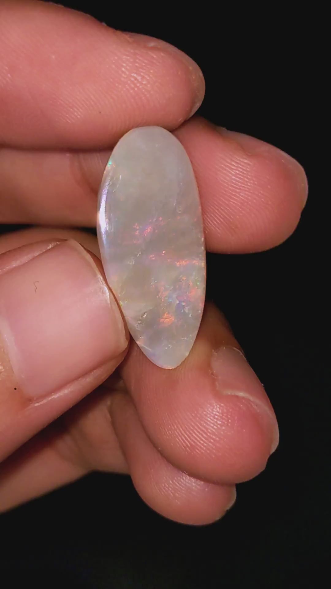 Natural Australian Opal Fancy Shape Cabochon Loose Gemstone For Making Jewelry 12X6X3 mm 1.5 Ct. OP-676