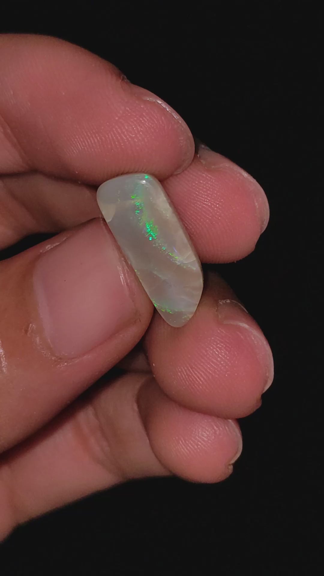 Natural Australian Opal Fancy Shape Cabochon Loose Gemstone For Making Jewelry 18X7X3 mm 3.5 Ct. OP-711