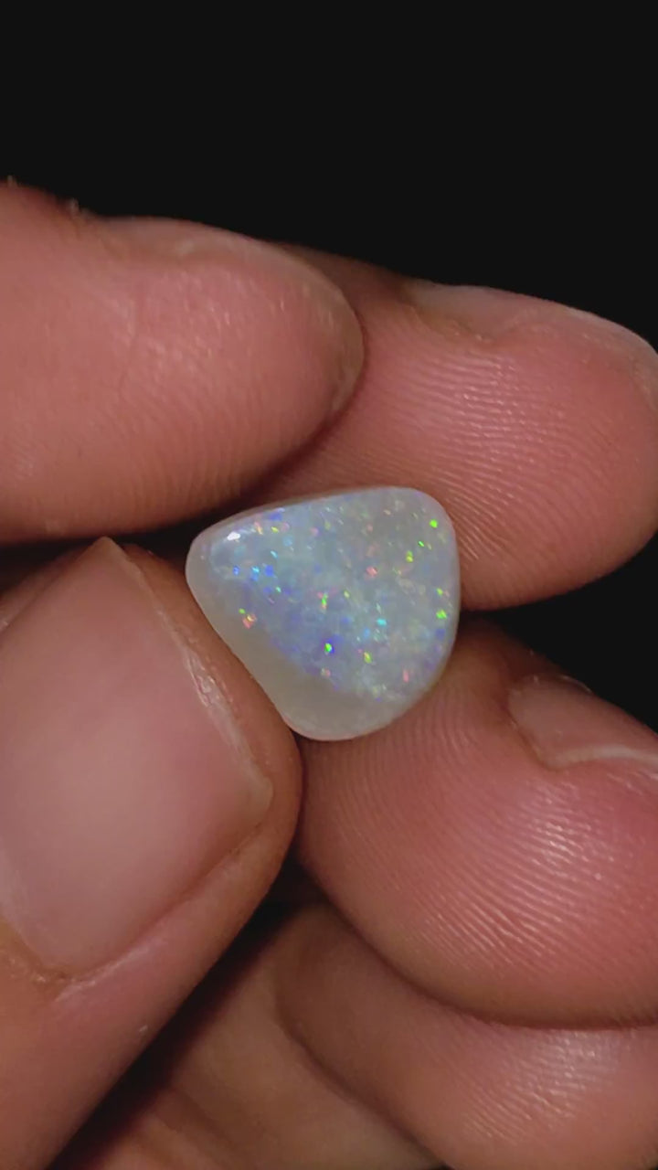 Natural Australian Opal Fancy Shape Cabochon Loose Gemstone For Making Jewelry 21X9X3 mm 4 Ct. OP-662