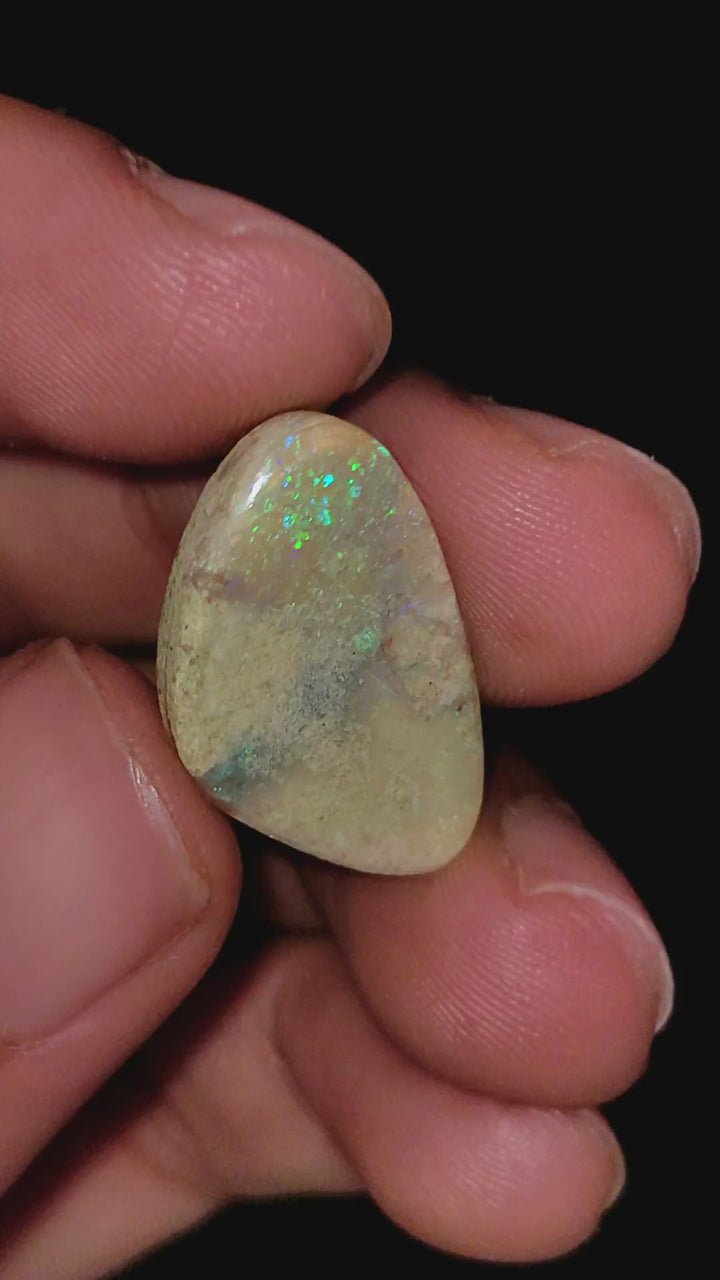 Natural Australian Opal Fancy Shape Cabochon Loose Gemstone For Making Jewelry 22X13X3 mm 7.5 Ct. OP-648