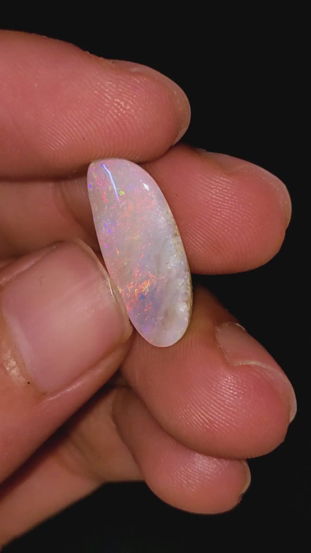Natural Australian Opal Fancy Shape Cabochon Loose Gemstone For Making Jewelry 12X9X3 mm 2 Ct. OP-683