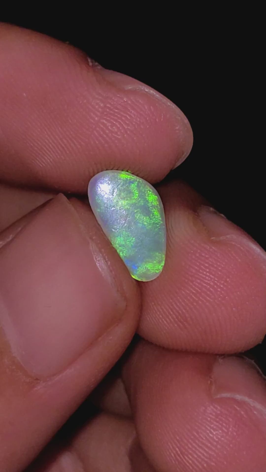 Natural Australian Opal Fancy Shape Cabochon Loose Gemstone For Making Jewelry 10X5X1 mm 0.5 Ct. OP-638