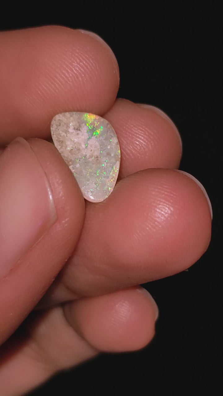 Natural Australian Opal Fancy Shape Cabochon Loose Gemstone For Making Jewelry 11X7X2 mm 1.5 Ct. OP-629