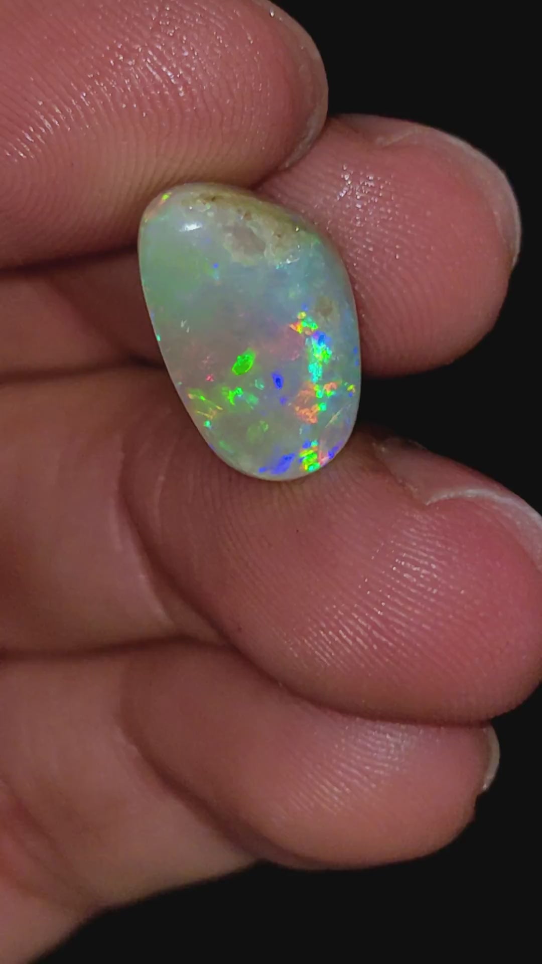 Natural Australian Opal Fancy Shape Cabochon Loose Gemstone For Making Jewelry 14X8X4 mm 4 Ct.OP-607