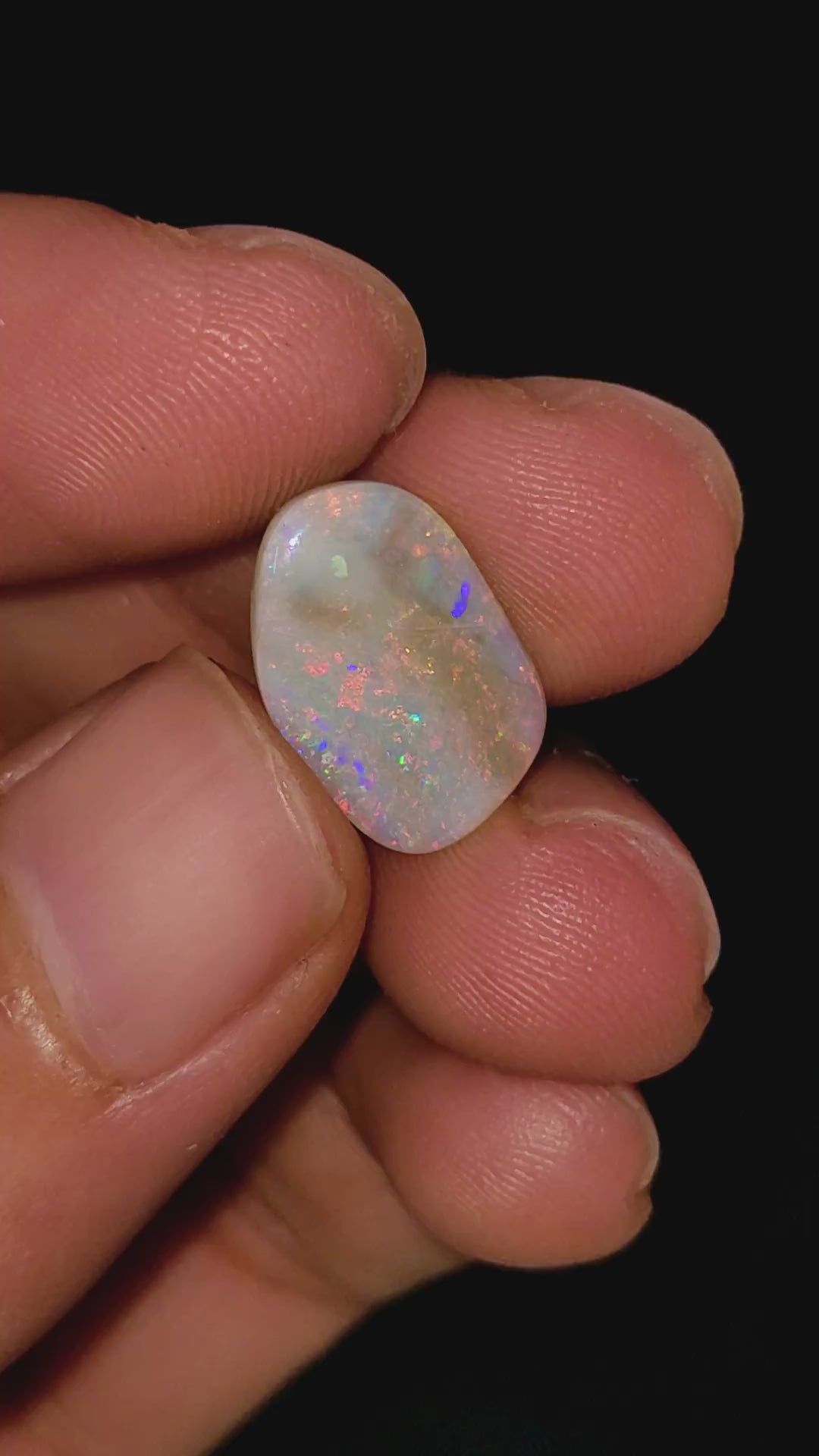 Natural Australian Opal Fancy Shape Cabochon Loose Gemstone For Making Jewelry 24X14X3 mm 8.5 Ct. OP-660