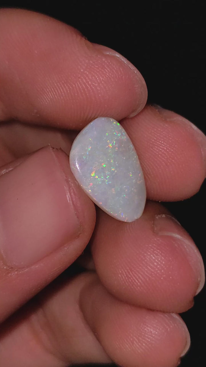 Natural Australian Opal Fancy Shape Cabochon Loose Gemstone For Making Jewelry 14X9X2 mm 2.5 Ct. OP-721