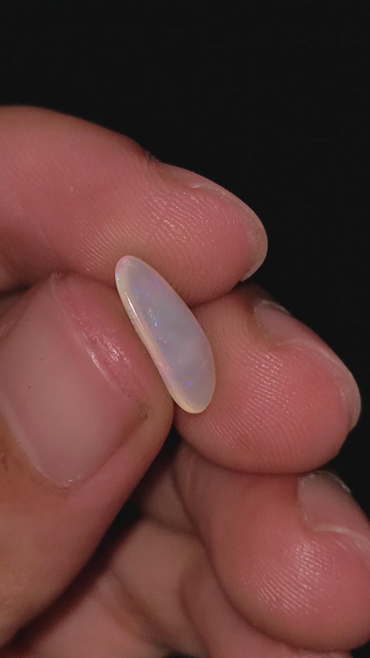 Natural Australian Opal Fancy Shape Cabochon Loose Gemstone For Making Jewelry 13X6X1 mm 1 Ct. OP-700