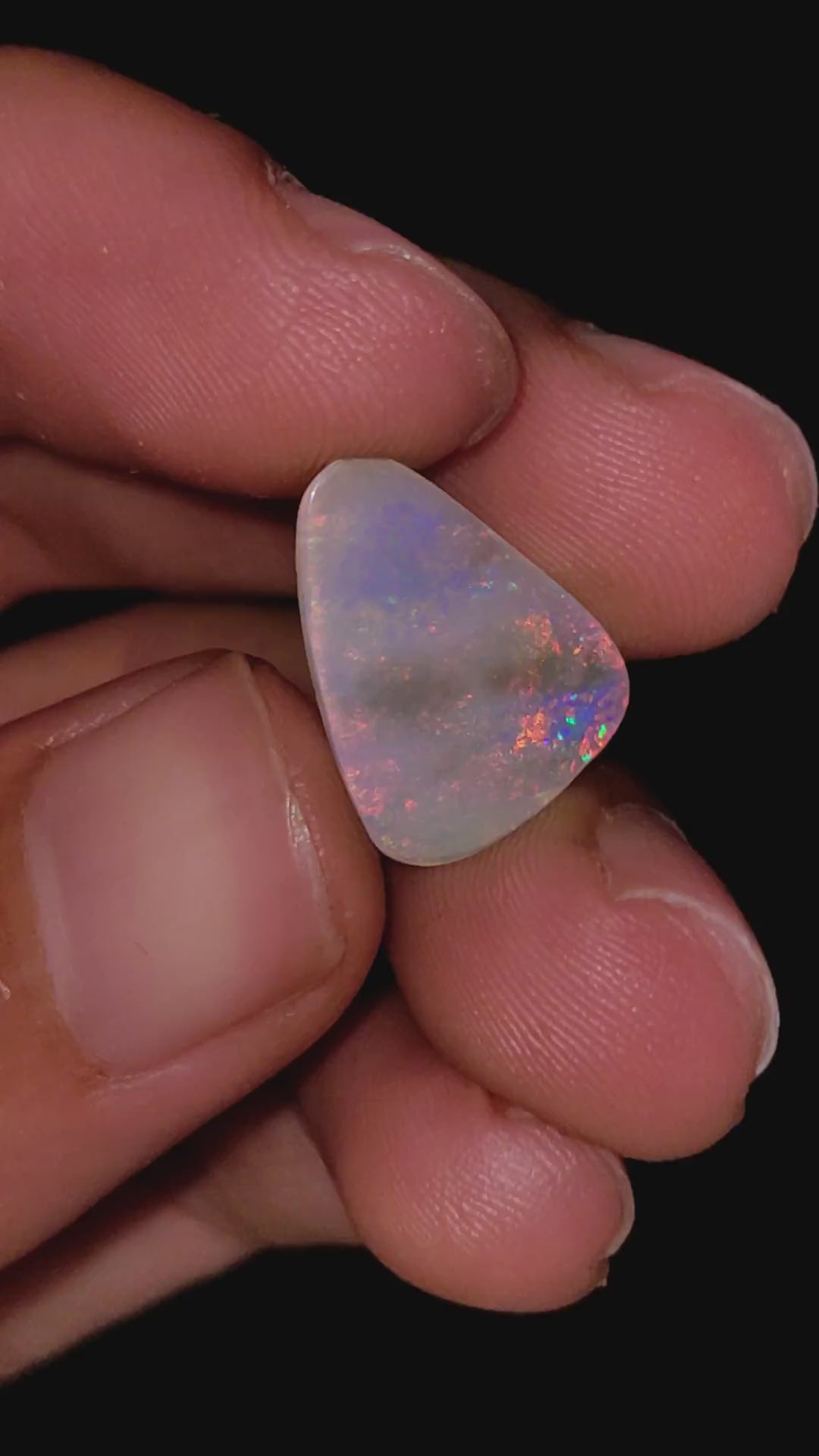 Natural Australian Opal Fancy Shape Cabochon Loose Gemstone For Making Jewelry 16X12X2 mm 2.5 Ct. OP-635