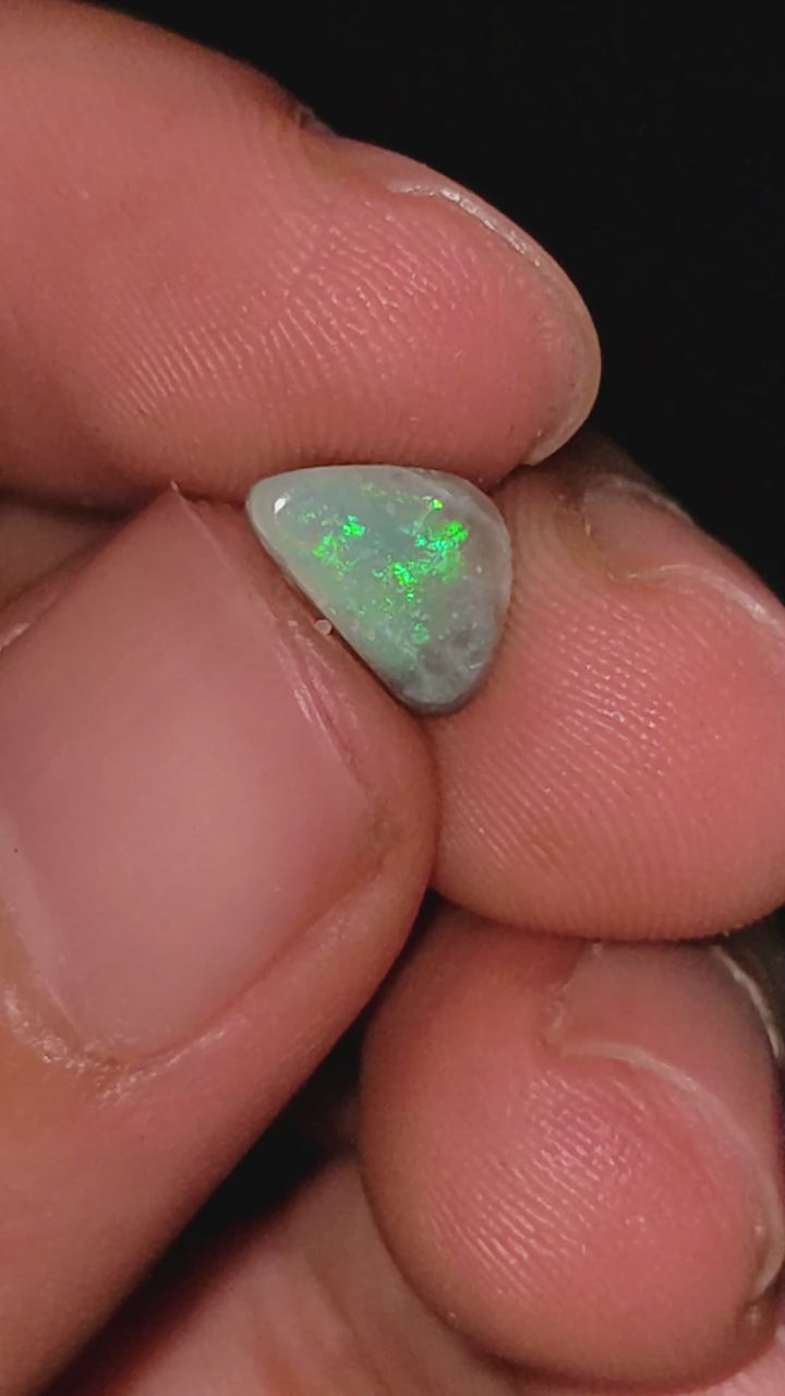 Natural Australian Opal Fancy Shape Cabochon Loose Gemstone For Making Jewelry 8X5X3 mm 1 Ct. OP-729