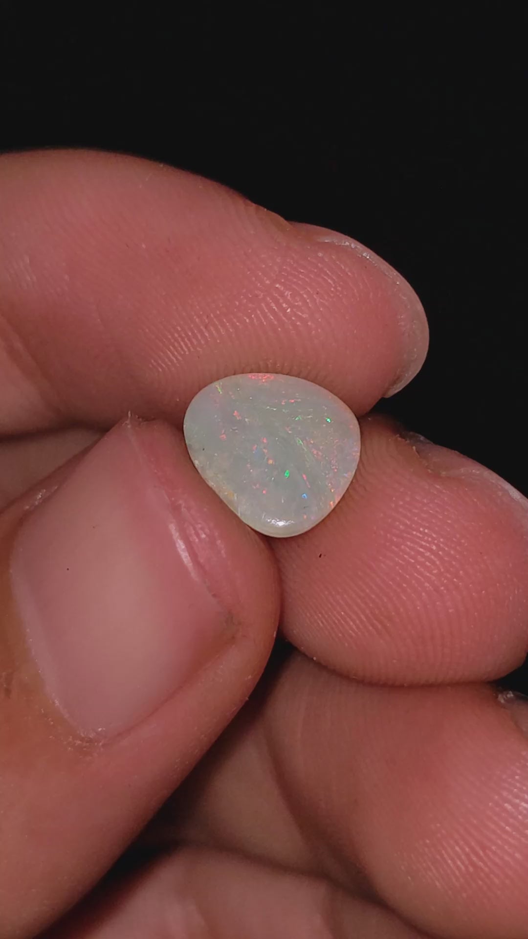Natural Australian Opal Fancy Shape Cabochon Loose Gemstone For Making Jewelry 8X7X2 mm 1 Ct. OP-716