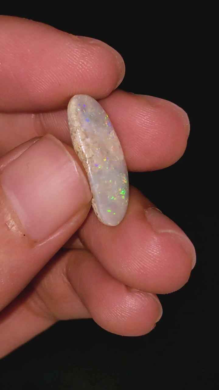 Natural Australian Opal Heart Shape Cabochon Loose Gemstone For Making Jewelry 10X10X2 mm 2 Ct. OP-675