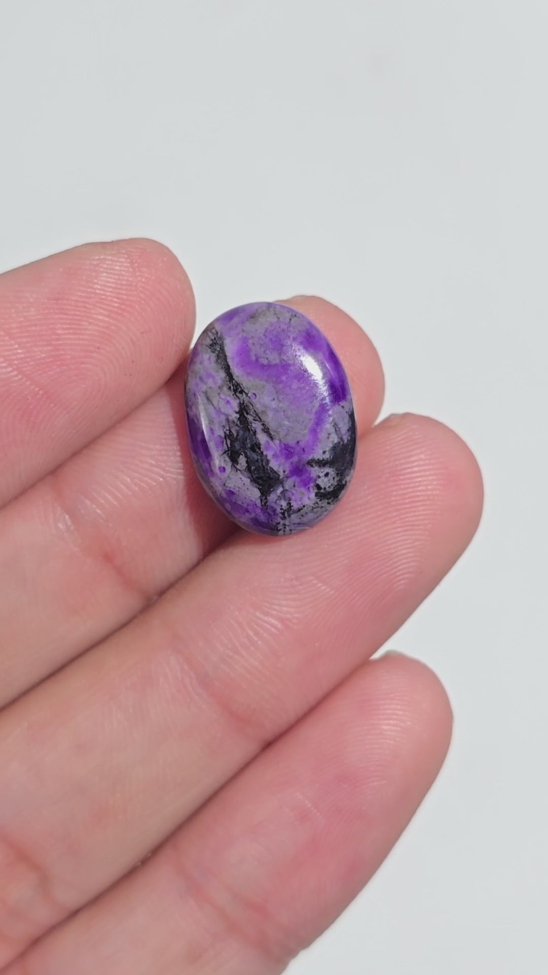 Sugilite Oval Shape Cabochon Loose Gemstone For Making Jewelry 7 Ct. 17X12X3 mm Y-9308