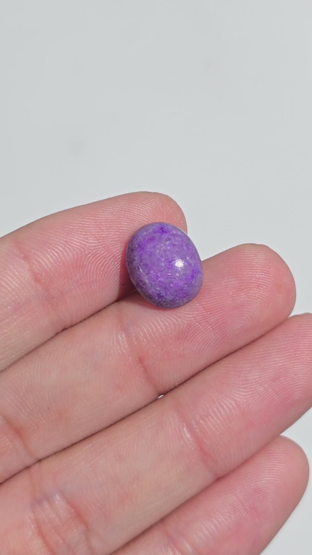 Sugilite Oval Shape Cabochon Loose Gemstone For Making Jewelry 5.5 Ct. 12X10X5 mm Y-9307