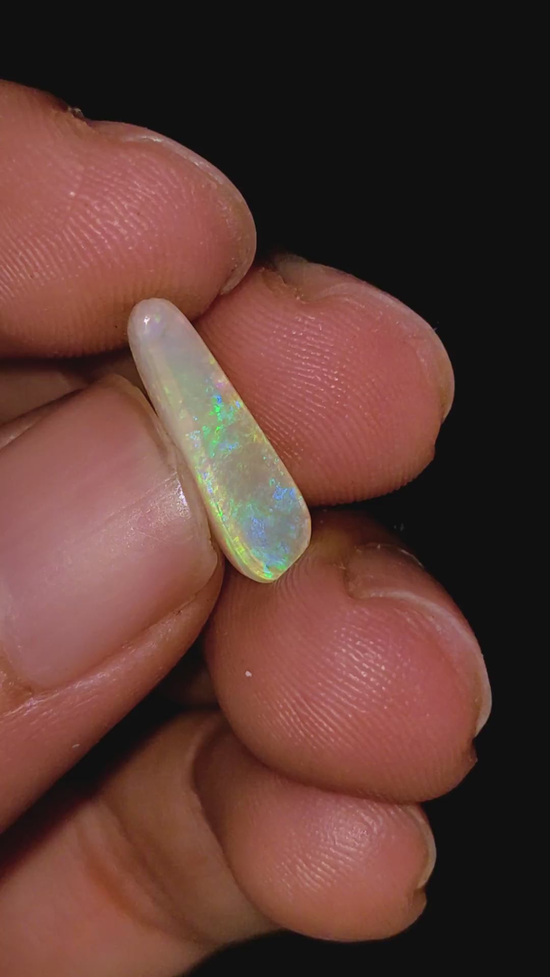 Natural Australian Opal Heart Shape Cabochon Loose Gemstone For Making Jewelry 9X9X1 mm 1 Ct. OP-666