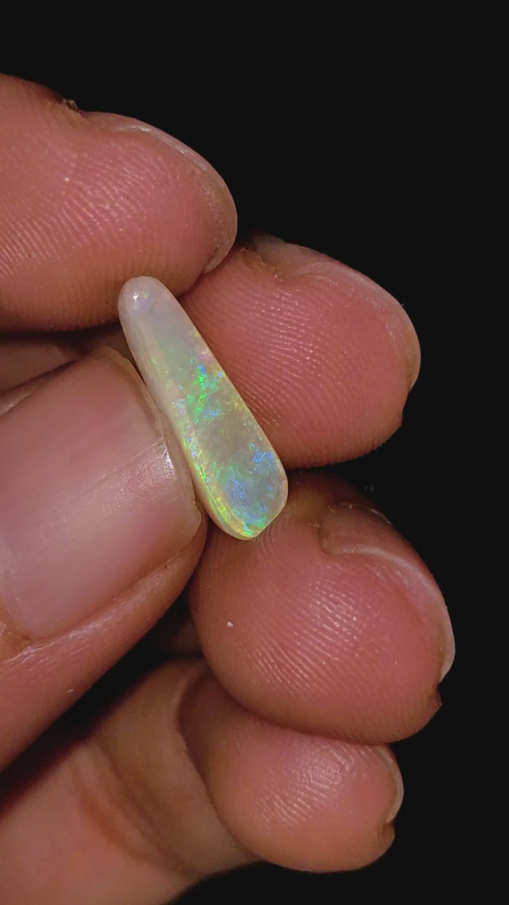 Natural Australian Opal Heart Shape Cabochon Loose Gemstone For Making Jewelry 9X9X1 mm 1 Ct. OP-666