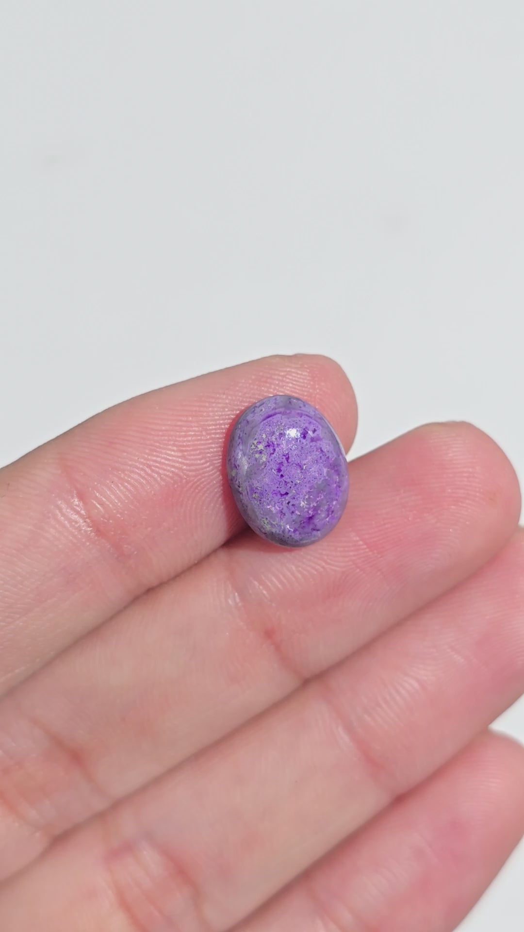 Sugilite Oval Shape Cabochon Loose Gemstone For Making Jewelry 4.5 Ct. 12X10X4 mm Y-9330