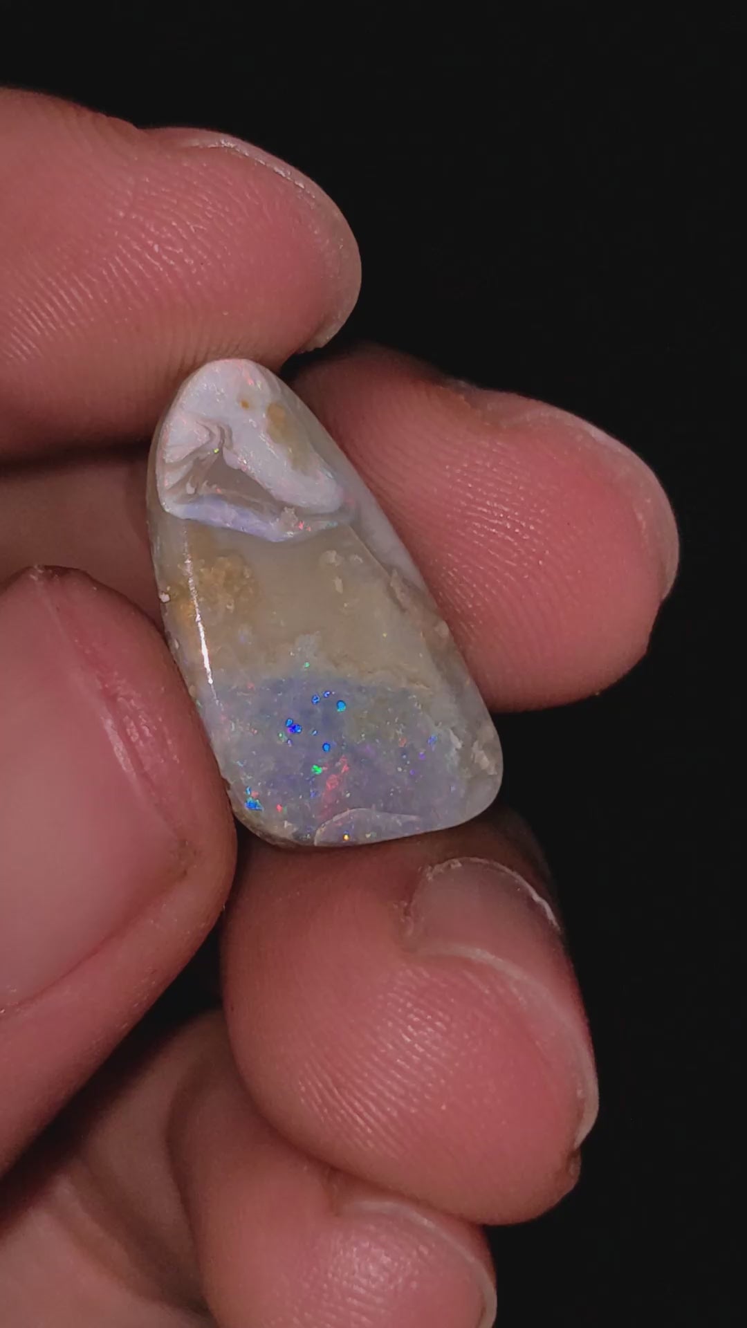 Natural Australian Opal Fancy Shape Cabochon Loose Gemstone For Making Jewelry 19X11X3 mm 5 Ct. OP-691