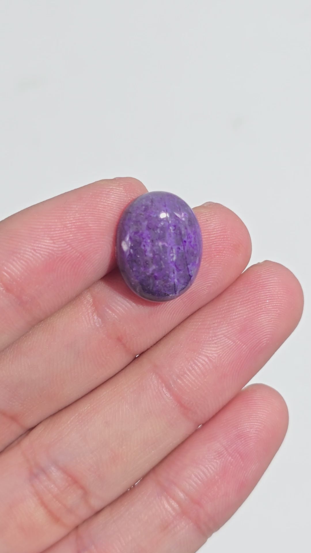 Sugilite Oval Shape Cabochon Loose Gemstone For Making Jewelry 10 Ct. 16X12X5 mm Y-9337
