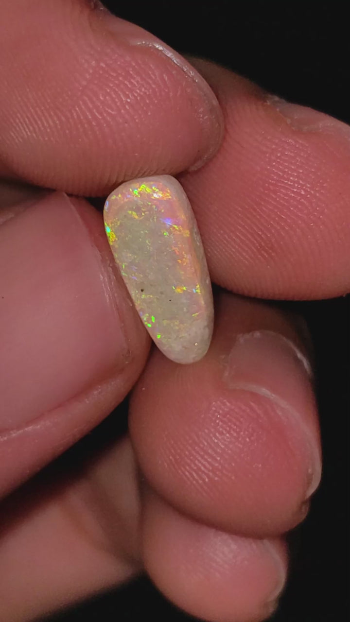 Natural Australian Opal Fancy Shape Cabochon Loose Gemstone For Making Jewelry 13X5X3 mm 2 Ct. OP-692