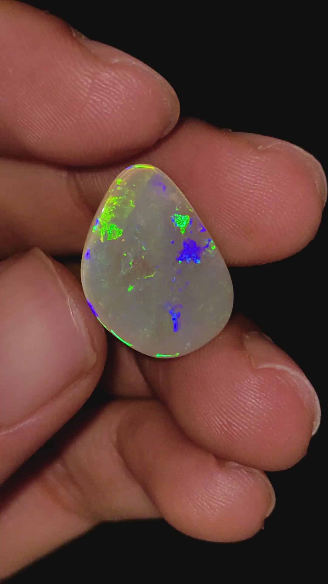 Natural Australian Opal Fancy Shape Cabochon Loose Gemstone For Making Jewelry 19X13X1 mm 3 Ct. OP-644