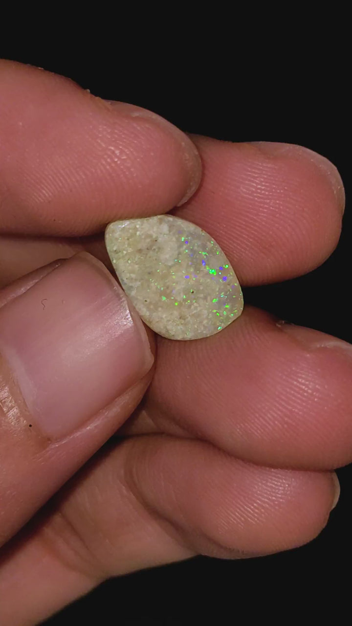 Natural Australian Opal Oval Shape Cabochon Loose Gemstone For Making Jewelry 11X7X2 mm 1.5 Ct. OP-678