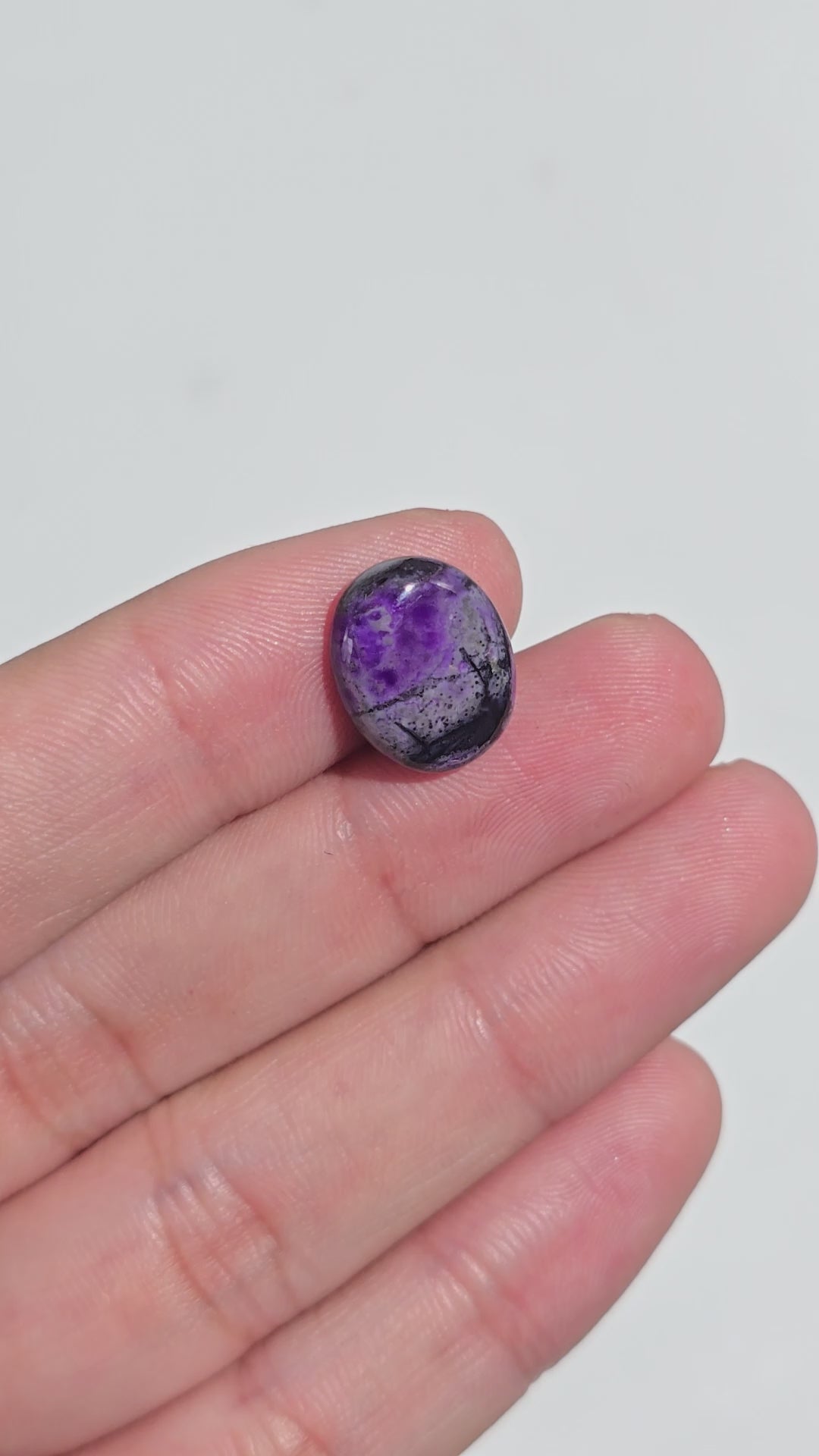 Sugilite Oval Shape Cabochon Loose Gemstone For Making Jewelry 6 Ct. 14X11X4 mm Y-9311